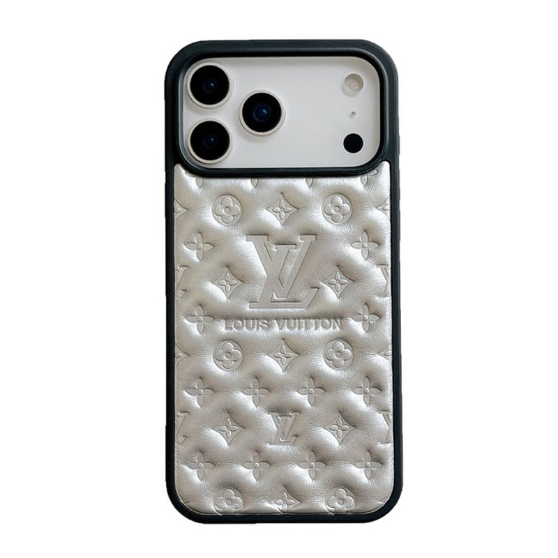 Lou Color Leather  iPhone Case