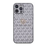 MK Card Bag Gold iPhone Case