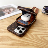 Lou GG Card Holder Chain iPhone Case