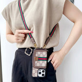 Lou GG Card Holder Chain iPhone 17 Case