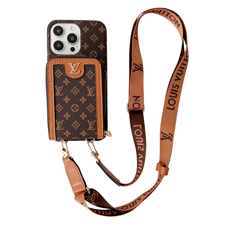 Lou GG Card Holder Chain iPhone 17 Case