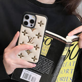 Lou Gold Leather iPhone Case