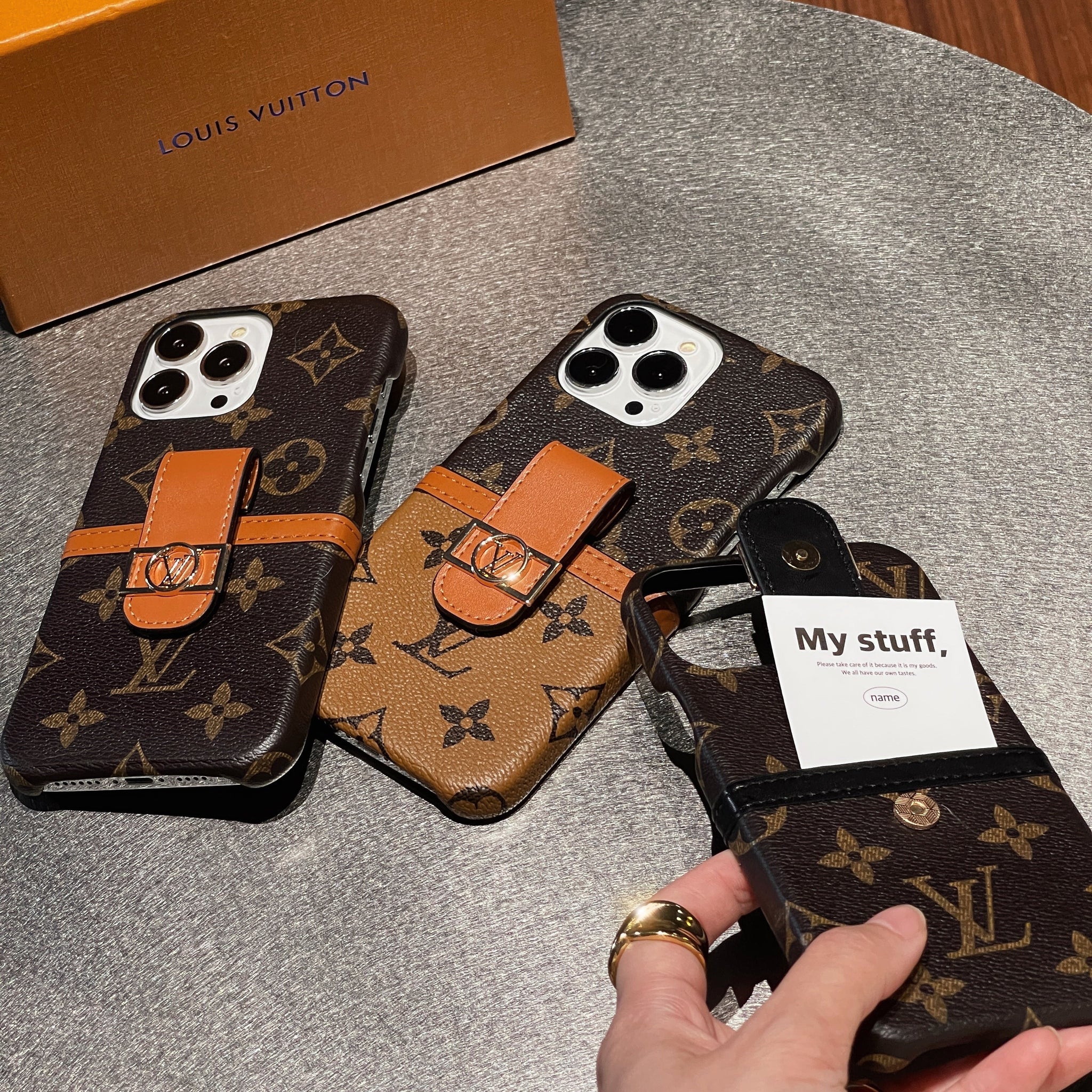 Lou Leather iPhone Case