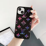 Lou Color Leather iPhone Case