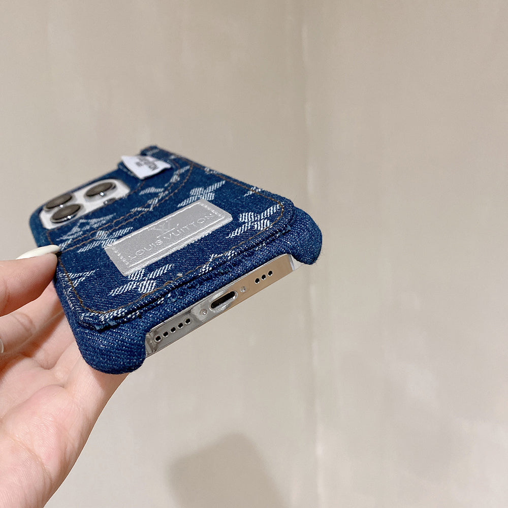 Lou Jeans Pattern iPhone Case