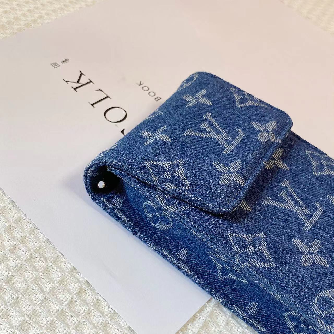 Lou Vintage Denim Crossbody iPhone Case