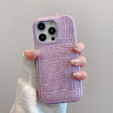 Crocodile Leather Pattern iPhone Case
