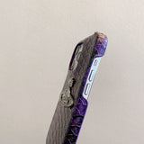 Vivien Crocodile Leather iPhone Case