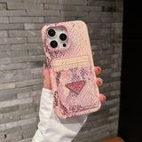 Pra Card Holder Leather iPhone Case