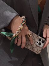 Lou Silk Wristband iPhone Case