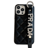 iPhone Case - Prada Diamond Wristband Case