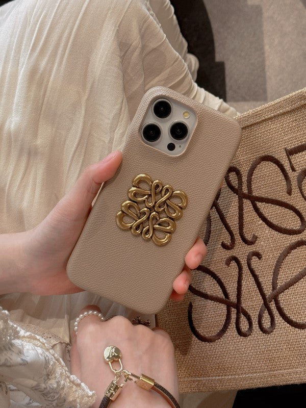 Loe Color Leather iPhone Case