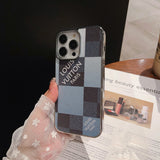 Lou Lattice Leather iPhone Case