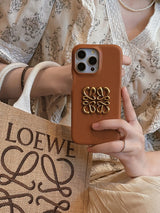 Loe Color Leather iPhone Case