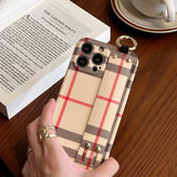 Bur Classic Color Wristband iPhone Case