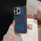 Lou Lattice Leather iPhone Case