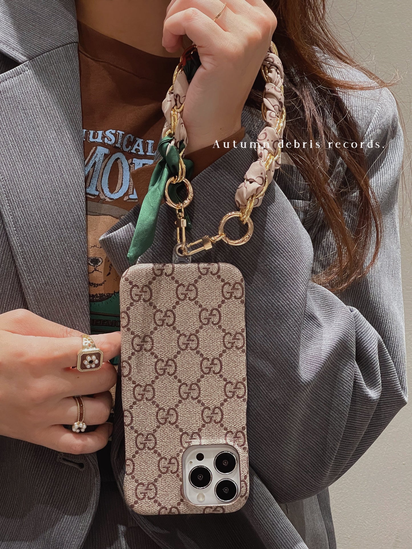 Lou Silk Wristband iPhone Case