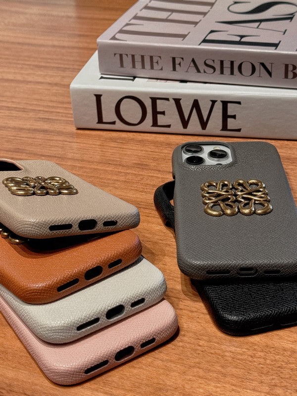 Loe Color Leather iPhone Case