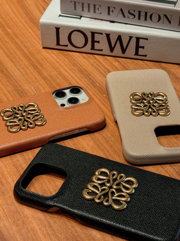 Loe Color Leather iPhone Case