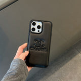 CC Leather iPhone Case