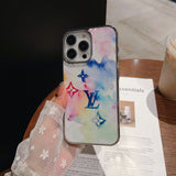 Lou Lattice Leather iPhone Case