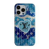 Lou Pink & Blue iPhone Case