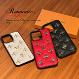 Lou Gold Leather iPhone Case