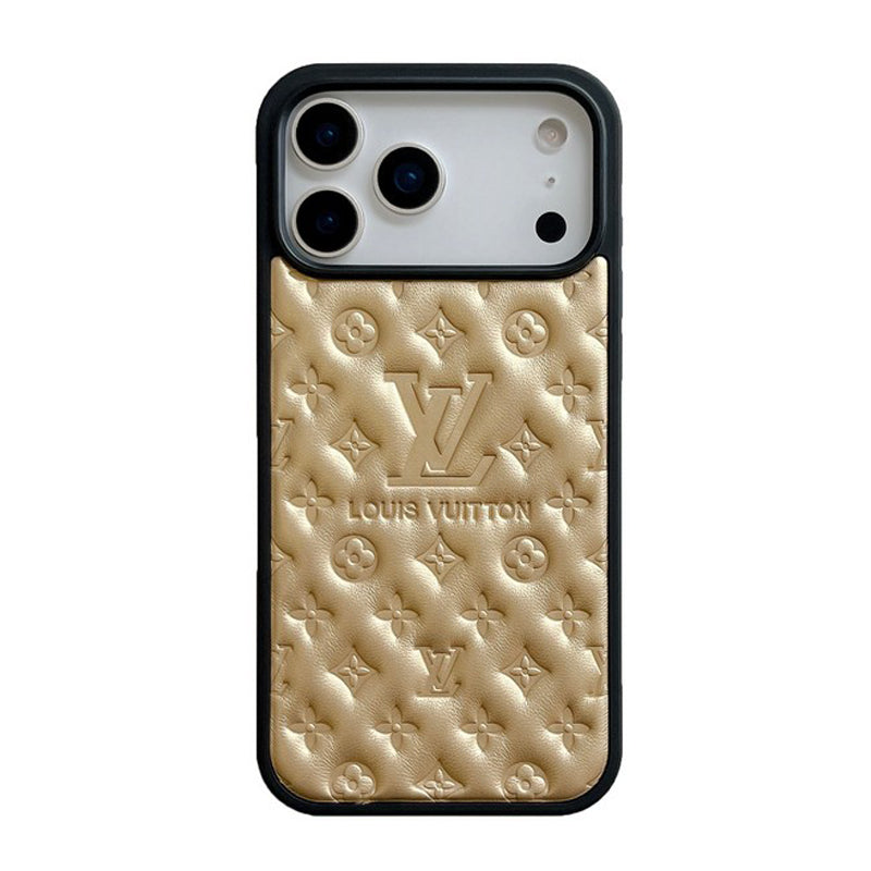 Lou Color Leather  iPhone Case