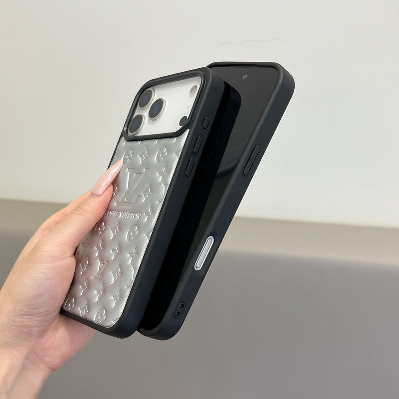 Lou Color Leather  iPhone Case