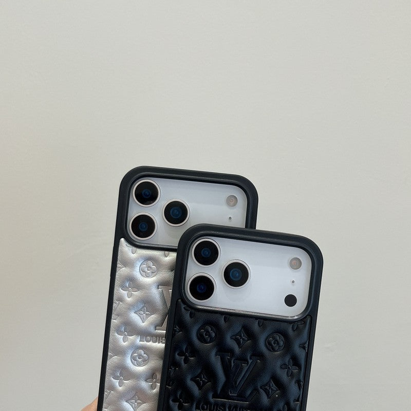 Lou Color Leather  iPhone Case