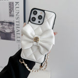 CC Crossbody Scarves Leather iPhone Case
