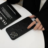 Lou Color Leather iPhone Case