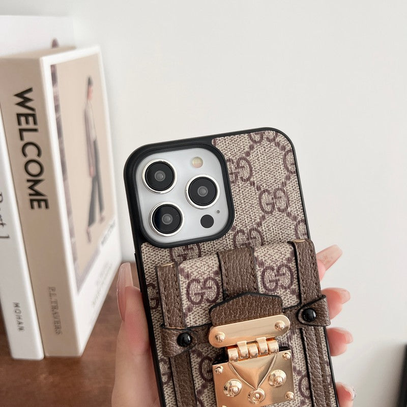 GG Card Bag Chain Classic iPhone Case