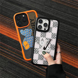 Lou Black Corner iPhone Case