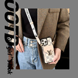 Lou Card Bag Five Color Chain iPhone Case