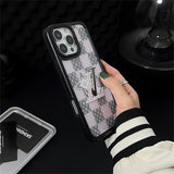 Lou Black Corner iPhone Case