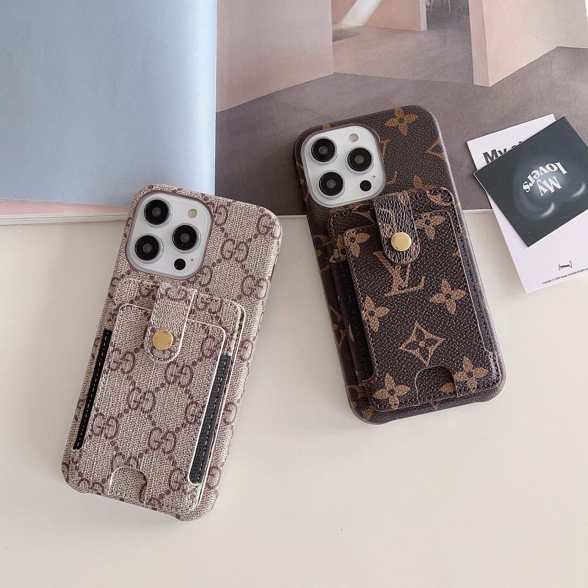 Lou Card Holder iPhone Case