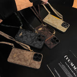 Coa Classic Color Card Bag Chain iPhone Case