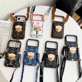 Louis Gold Card Crossbody iPhone Case