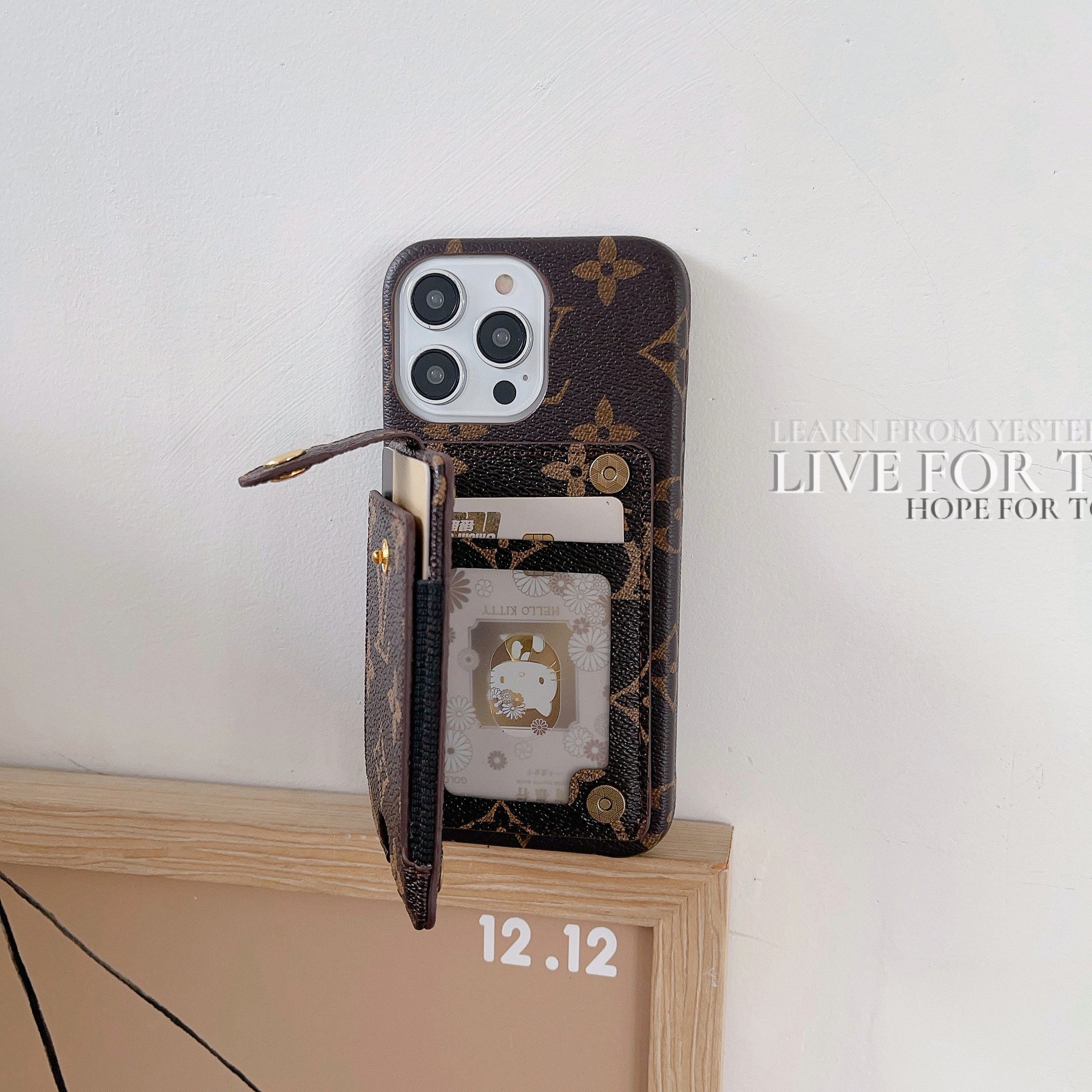 Lou Card Holder iPhone Case