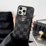 Lou Black & White Card Bag iPhone Case