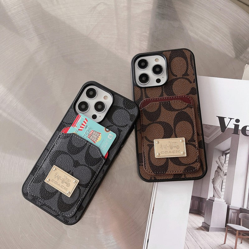 Coa Card Bag Leather iPhone Case