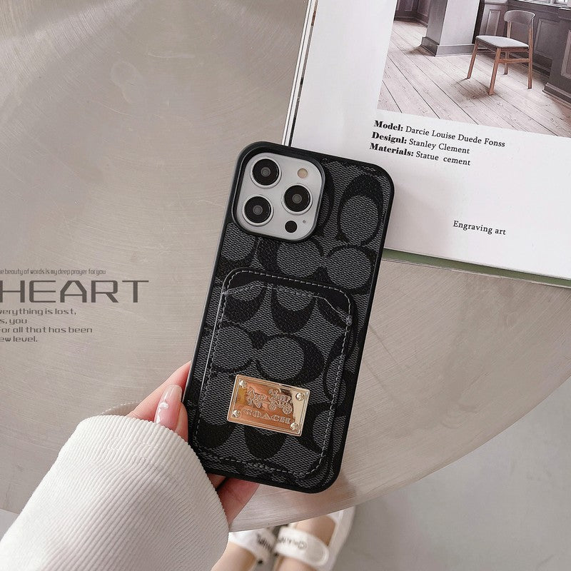 Coa Card Bag Leather iPhone Case