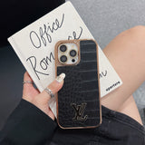 Lou Crocodile Pattern Color iPhone Case