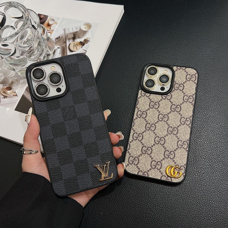 Lou Classic Leather iPhone Case