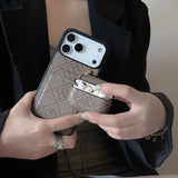 H Card Holder Leather iPhone Case + Airpods Case