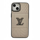 iPhone Case - Louis Vuitton Rhombus  Leather Case