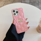 GG Leather Color iPhone Case
