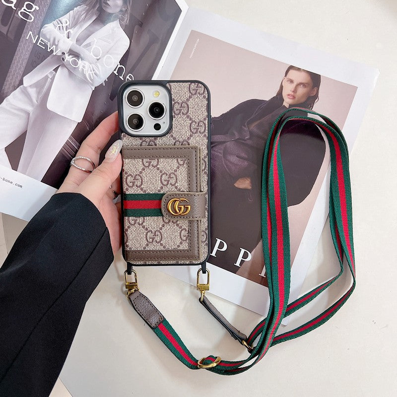 GG Card Bag Crossbody iPhone Case