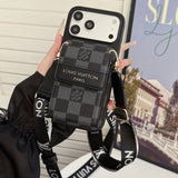 Louis GG Crossbody Chain Card Bag iPhone Case